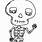 A Coloring Page Of A Skeleton To Print That Deltld
