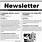Free Newsletter Templates For Microsoft Word
