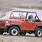 Model-Car-Of-Red-1990-Jeep-Wrangler-With-Confederate-Flag
