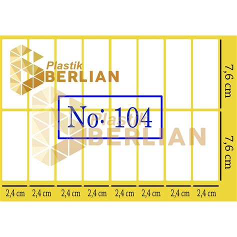 Label Ukuran Indonesia