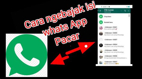 Screenshot Aktivitas WhatsApp Pacar