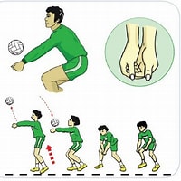 tips mengatur posisi lengan pada teknik dasar passing