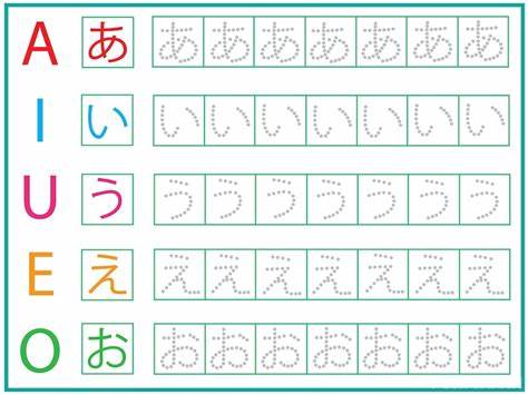latihan menulis huruf jepang hiragana