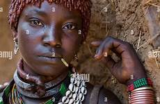 hamer tribe omo ethiopia turmi alamy