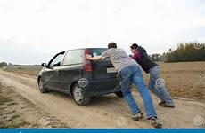 pushing car couple stock woman man photography dreamstime