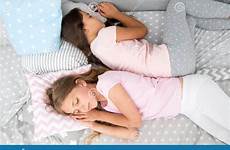 sleeping girls little bed sleep two sisters night dreams sweet alamy girl stock preview
