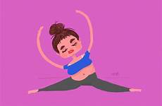 gif yoga giphy pants gifs pink motion animation visit