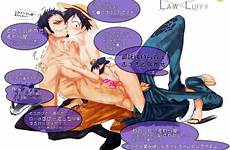 luffy gay law piece trafalgar monkey yaoi rule34 rule 34 respond edit male
