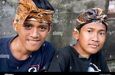 bali boys young balinese stock alamy indonesia ubud local