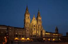 compostela andres victorero catedral nachts