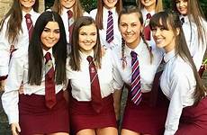 school skirt girls group uniform schoolgirls uniforms outfits girl cute prep hayat choose board