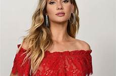 crop tops red off shoulder lace womens riley tobi theipodteacher