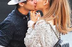 ariana grande brooks jai kissing ex boyfriend iheart radio awards music backstage caught boyfried kiss eonline she singer livejournal x17online