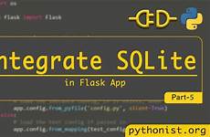 flask sqlite