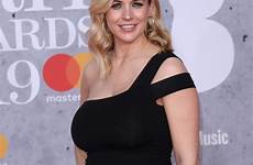 atkinson gemma bump she baby wenn ok carpet red her brit awards blossoming flaunted stunned