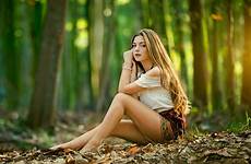 women photography model blonde wallpaper forest hair nature girl long outdoors natural jungle trees autumn beauty shoot looking portrait photograph