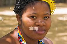 zulu africa south girl natal kwazulu portrait alamy
