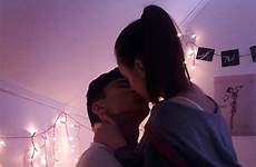 couple goals cute couples relationship goal teenage teenagers tumblr teenager secret beziehung paar para obsession weheartit aesthetic bed kissing kiss