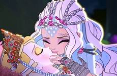 ever after apple high darling charming kiss dragon games monster vu applewhite raven queen fanart lgbt