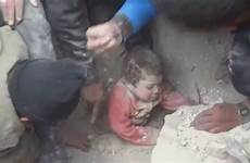baby rubble syria rescue buried pulled aleppo amazing