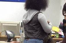 walmart shoppers baring woman jeans flesh
