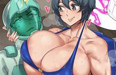 hentai ndc cosplay anime milf cleavage female nice huge muscular breasts comments gelbooru edit respond favorite swimsuit natsumi short nsfw