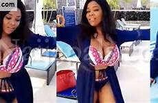 ejine okoroafor nollywood massive mama hot gistmania flaunts ig watermelons actress her continue currently holiday