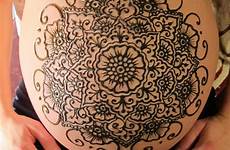 belly designs henna mehndi pregnant tattoo intricate pregnancy beautiful painting tummy tattoos patterns bellies body visit baby late night mandala