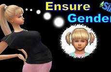 sim pregnant gender baby