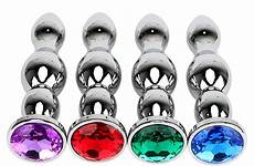 plug long jewel anal ikoky butt stainless beads steel metal adult size big sex