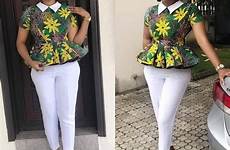 ankara blouses peplum africaine pagne kemii africain slaying visiter africains tailleur tissu fashion2d