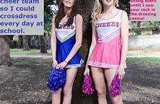 captions sissy cheerleader feminization teens forced cheerleaders cheerleading maid transgender