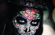skull voodoo witch doctor face sugar paint half easy makeup choose board mask painting