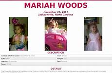 missing girl north woods fbi poster carolina found authorities mariah circulating person been has remains