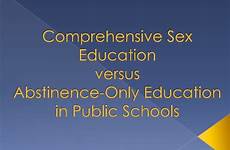 comprehensive sex education slideshare