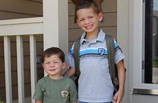 kindergarten first cute brothers