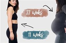 transformation pregnancy week progress