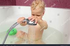 shower boy taking baby bathroom cute stock shutterstock search