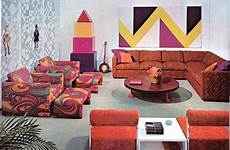 interior 70s room living 1960s 1970s furniture 60s 1960 1970 decor psychedelic retro vintage garde avant 70 designer rooms interiors