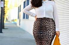 skirt outfits plus size fashion curvy women girl date pencil sexy outfit skirts ladies wear tips ideal eve print short