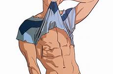 anime nightwing male pinup grayson handsome animes shirtless kris superheroes kink yaoi