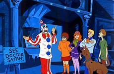 scooby doo horror spaulding captain freddy jason villains mysteries lost clown meets slasher voorhees zombie rob artist classic movies memes