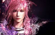 lightning fantasy wallpaper final anime girl pink cool hair beautiful awesome farron hot cute wallpapers beauty xiii games claire ff