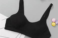 bra teenage underwear bras puberty underwears cotton soft students training sport children sports young kids