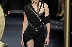 versace hadid gigi fashion show kendall jenner bella week milan celebs fall bring power star