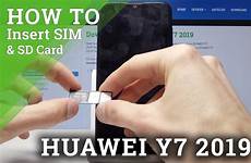 huawei y7 sim card insert sd