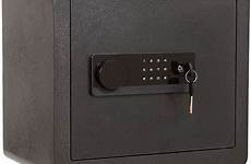 safe box lock digital security feet key safety cubic moda led display grey office double