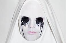 nun horror american story makeup tutorial ahs asylum halloween make maquillage costume