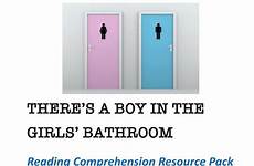 bathroom boy there girls comprehension reading