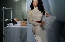nurse latex fashion medical rubber fetish sexy nurses krankenschwester fetischist ward leather costume kinky